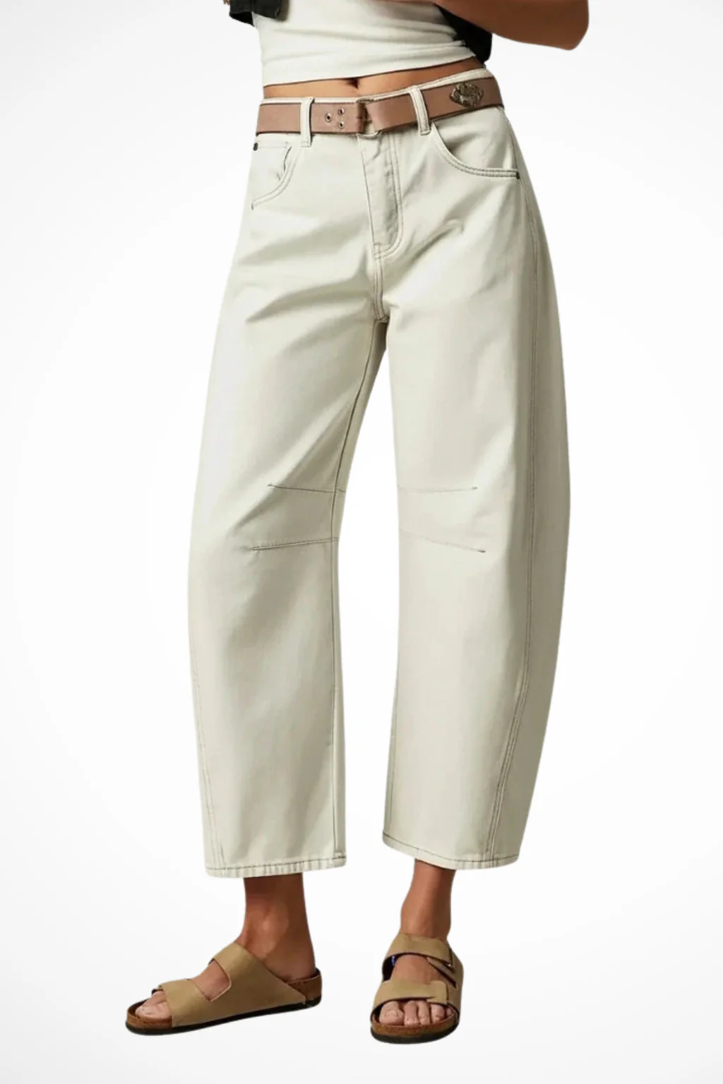 Anna | Women High Rise Wide Leg Denim Jeans - Image 7