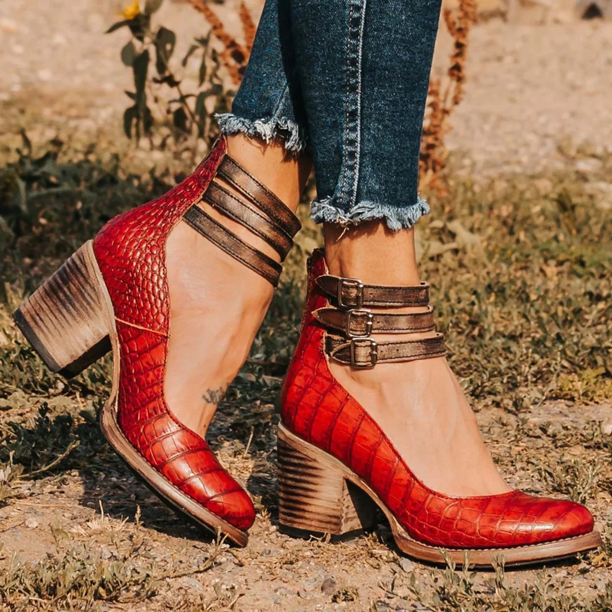 Florence | Women’s Strappy Ankle Strap Heels - Image 17