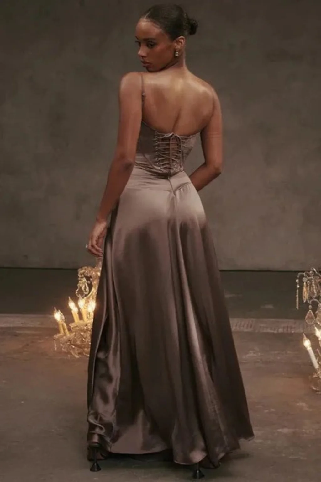 Lorenna | Women Satin Corset Wedding Guest Maxi Dress - Image 46